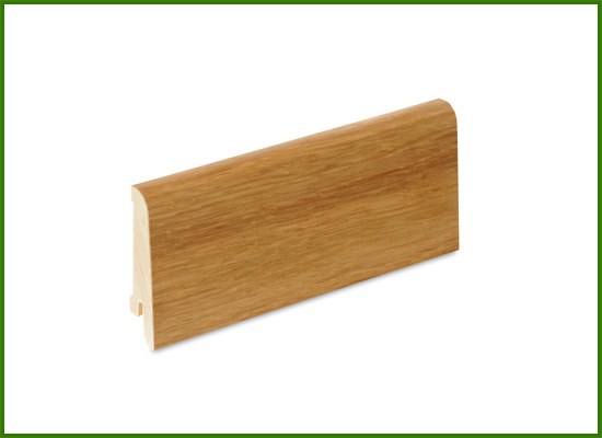 Skirting boards veneered wood veneer oak 6,0*1,4 kopia